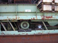 Vibrating conveyor, 6800 mm x 600 mm